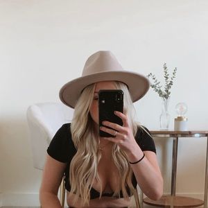 Gigi Pip Wes Ivory Fedora Hat